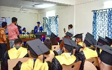 Students of M.Sc Media Science College in Kolkata