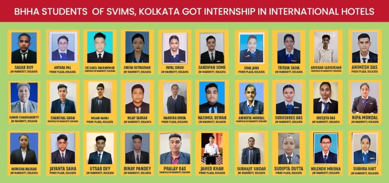 BHHA students got internship in International Hotels
