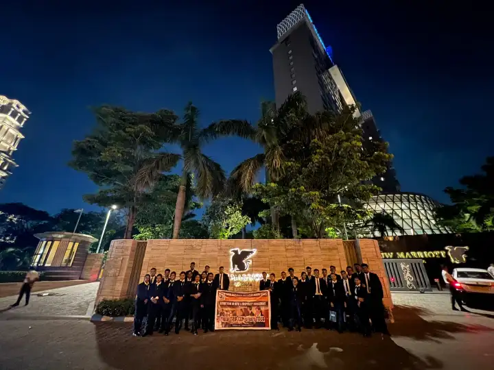 BHHA Students of SVIMS at JW Marriott Hotel, Kolkata
